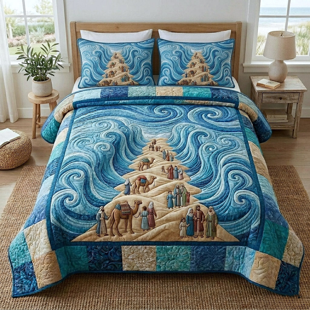 Passover Heritage 3-Piece Quilted Bedding Set GFTOTP17917