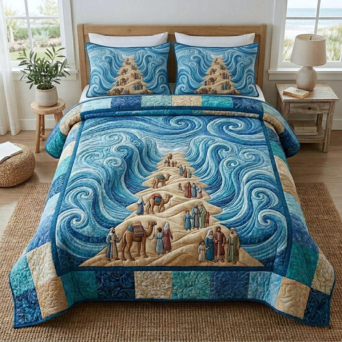 Passover Heritage 3-Piece Quilted Bedding Set GFTOTP17917