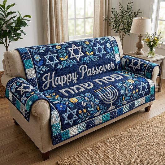 Passover Heritage Quilted Sofa Cover GFTOTP17932