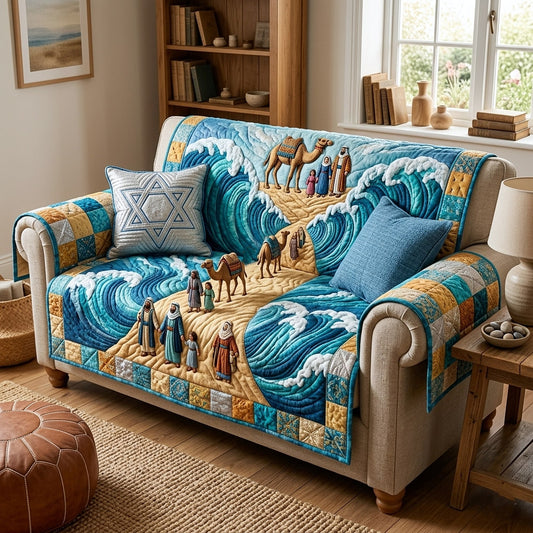Passover Heritage Quilted Sofa Cover GFTOTP17934