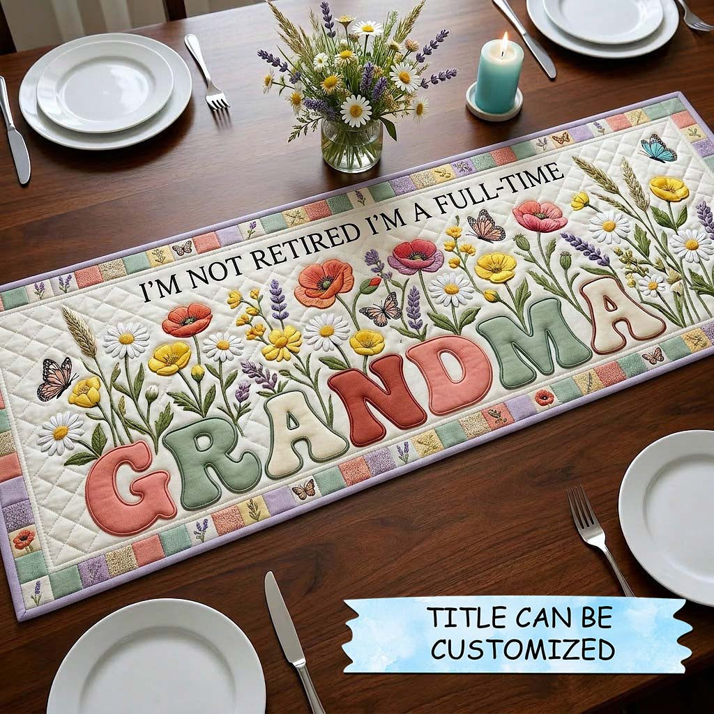 Her Keepsake Quilted Table Runner QTCUZ GFTOTP18037