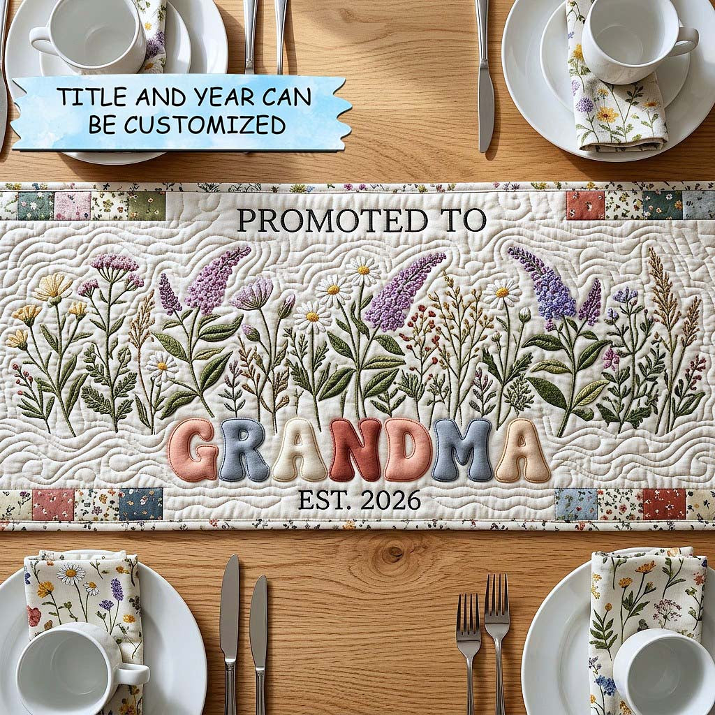 Her Keepsake Quilted Table Runner QTCUZ GFTOTP18039