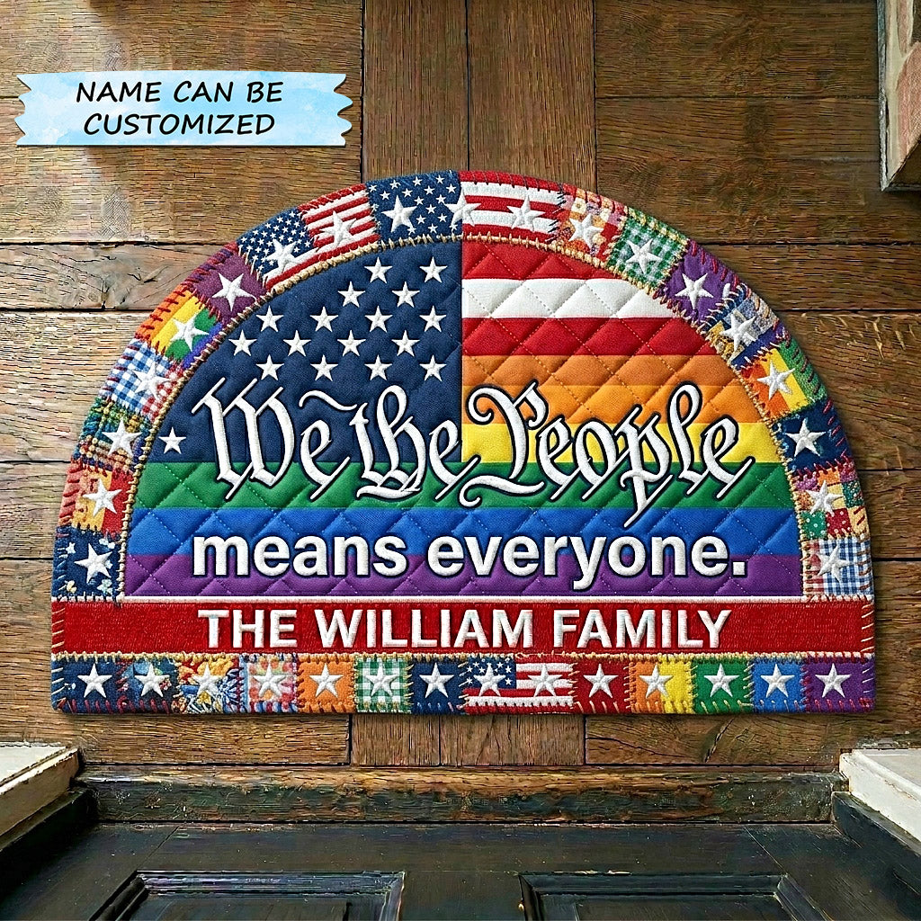 Unity Pride Quilted Welcome Mat QTCUZ GFTOTP18058