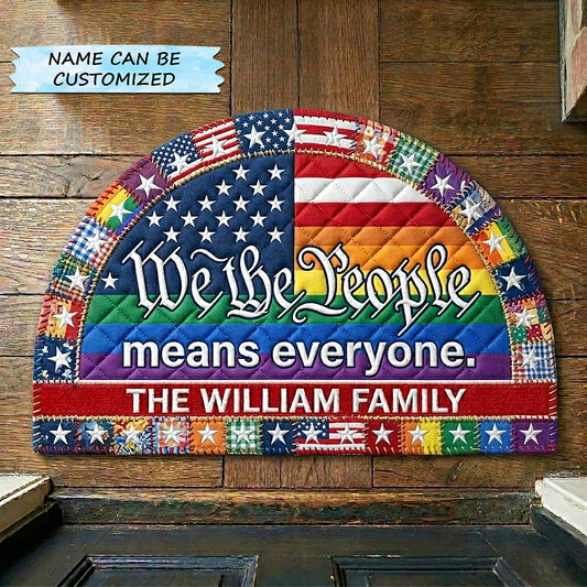 Unity Pride Quilted Welcome Mat QTCUZ GFTOTP18058