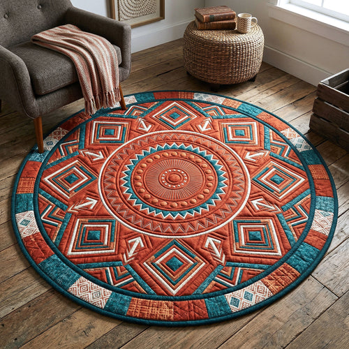 Tribal Heritage Quilted Round Mat GFTOTP18129