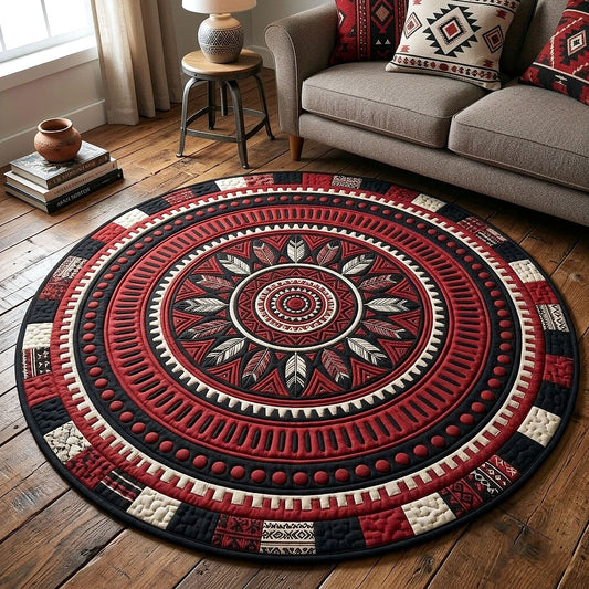 Tribal Heritage Quilted Round Mat GFTOTP18130