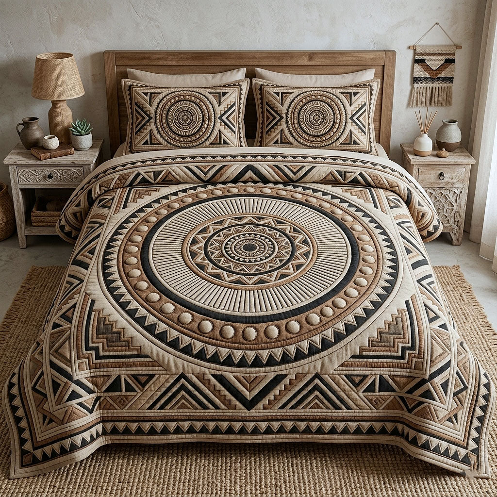 Tribal Heritage 3-Piece Quilted Bedding Set GFTOTP18135