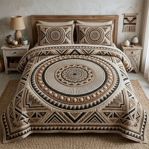Tribal Heritage 3-Piece Quilted Bedding Set GFTOTP18135