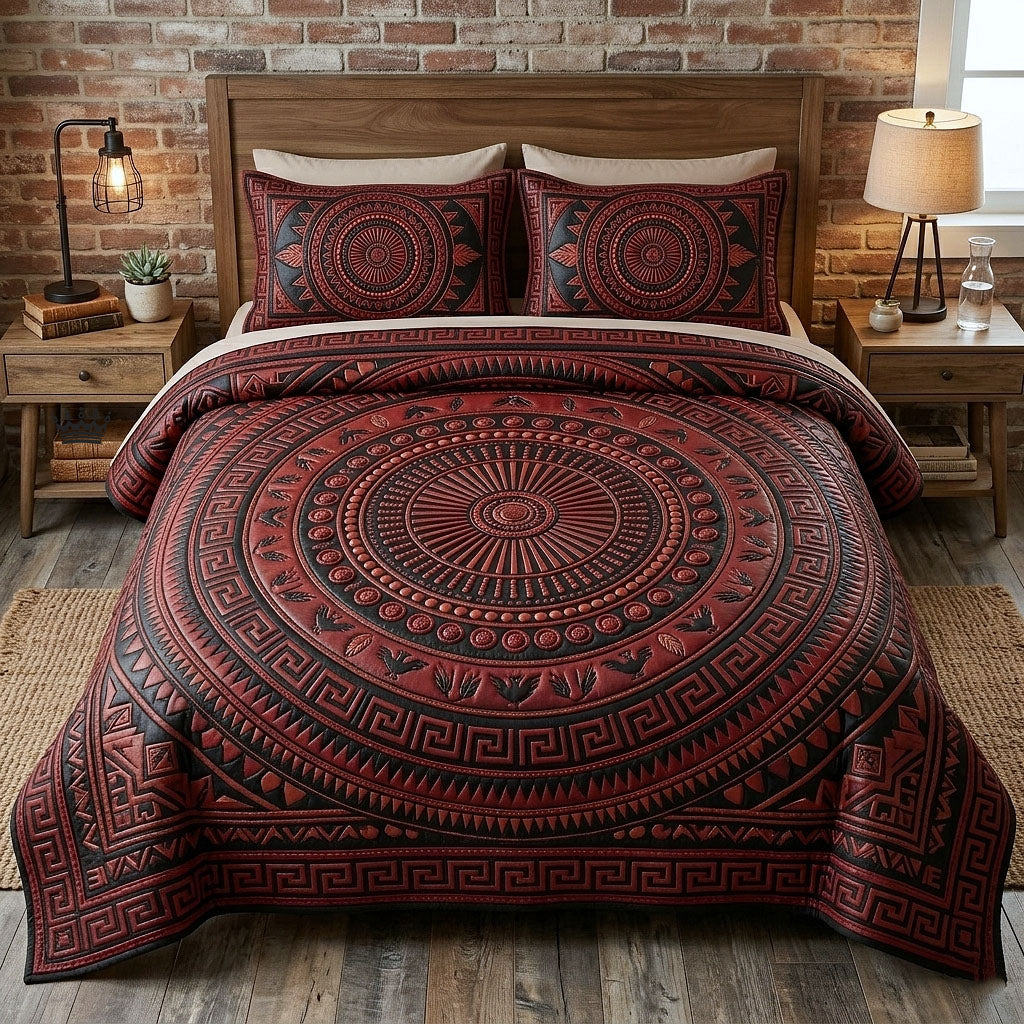 Tribal Heritage 3-Piece Quilted Bedding Set GFTOTP18136