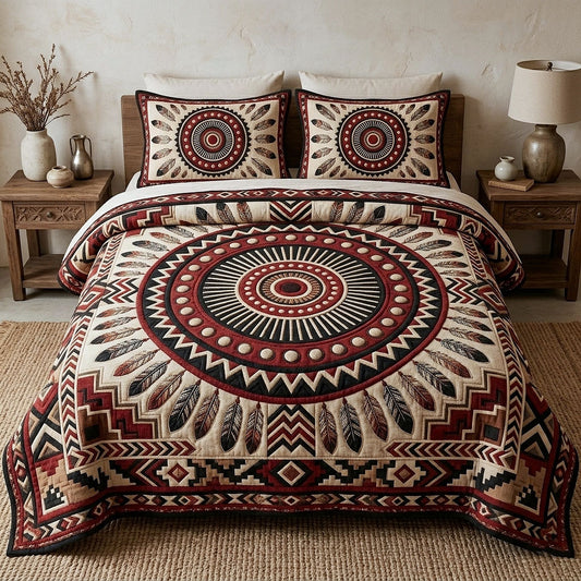 Tribal Heritage 3-Piece Quilted Bedding Set GFTOTP18137