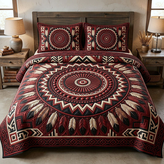 Tribal Heritage 3-Piece Quilted Bedding Set GFTOTP18138