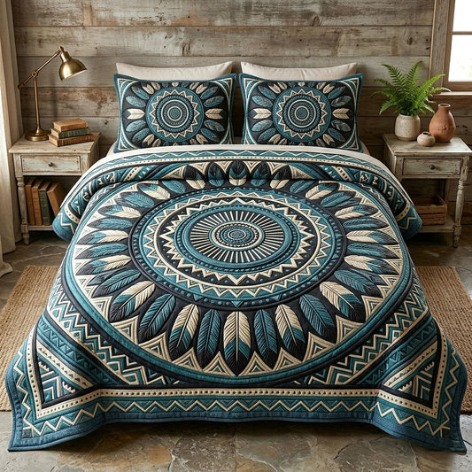 Tribal Heritage 3-Piece Quilted Bedding Set GFTOTP18139