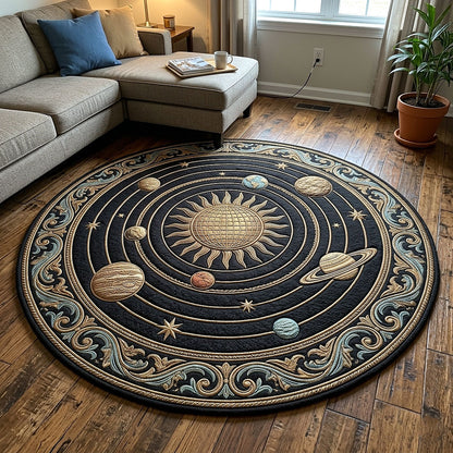 Cosmic Orbit Quilted Round Mat GFTOTP18266