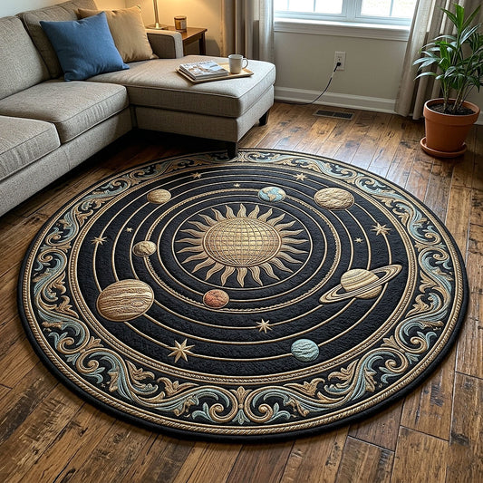 Cosmic Orbit Quilted Round Mat GFTOTP18266
