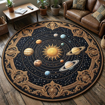 Cosmic Orbit Quilted Round Mat GFTOTP18267