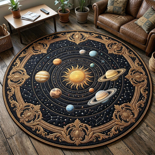 Cosmic Orbit Quilted Round Mat GFTOTP18267
