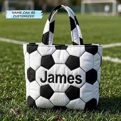 Global Football Quilted Tote Bag QTCUZ GFTOTP18443