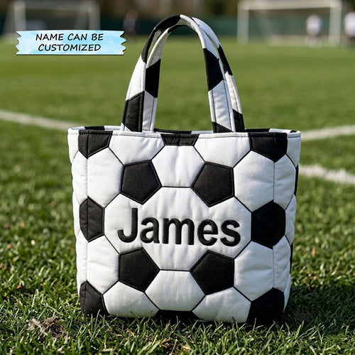 Global Football Quilted Tote Bag QTCUZ GFTOTP18443
