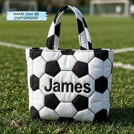 Global Football Quilted Tote Bag QTCUZ GFTOTP18443