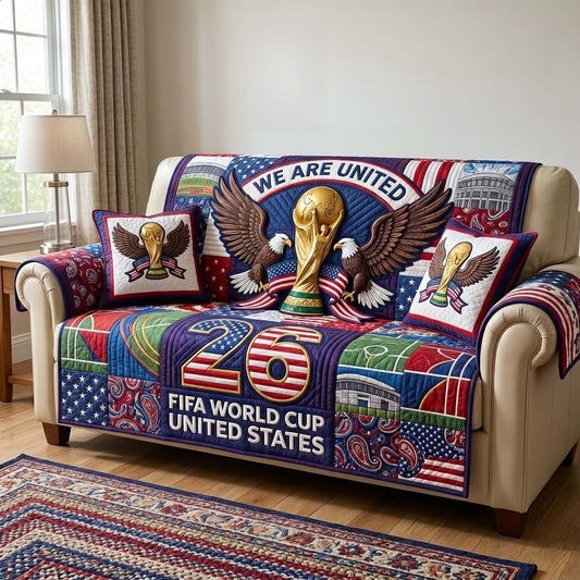 World Championship Quilted Sofa Cover GFTOTP18485