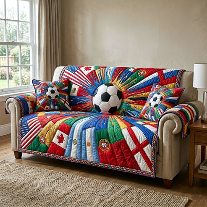 World Championship Quilted Sofa Cover GFTOTP18486