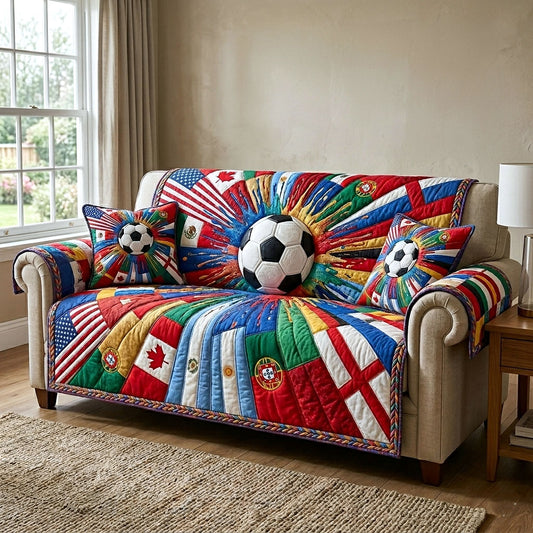 World Championship Quilted Sofa Cover GFTOTP18486
