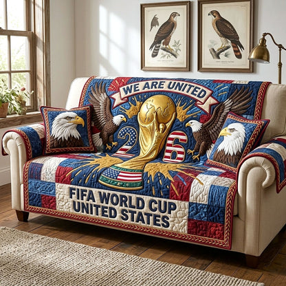 World Championship Quilted Sofa Cover GFTOTP18488