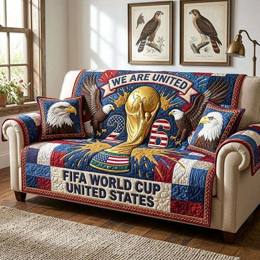 World Championship Quilted Sofa Cover GFTOTP18488