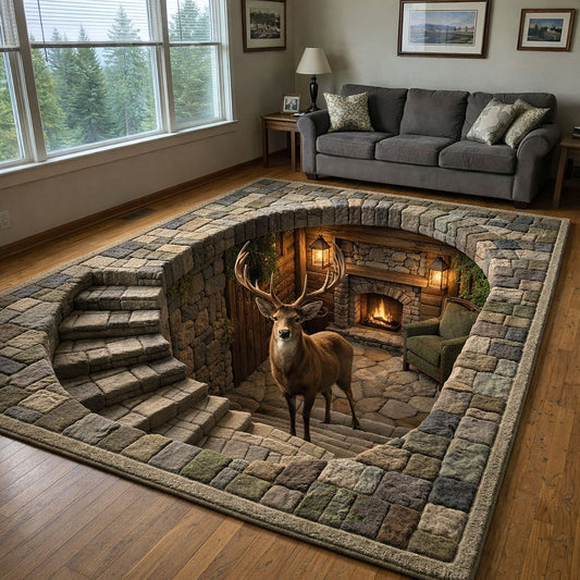 Deer Serenity Area Rug GFTOTP18491