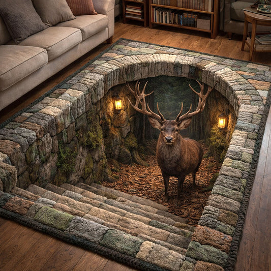 Deer Serenity Area Rug GFTOTP18492
