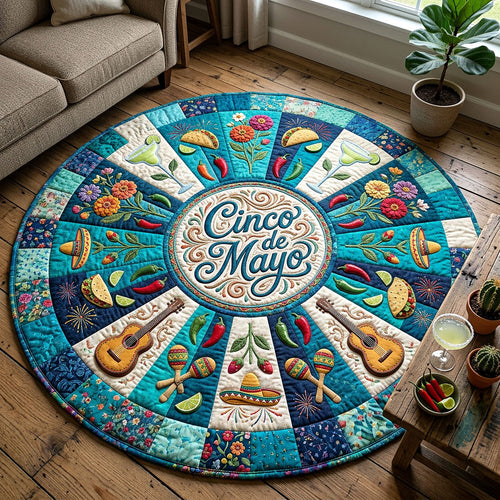 Cinco de Mayo Quilted Round Mat GFTOTP18501