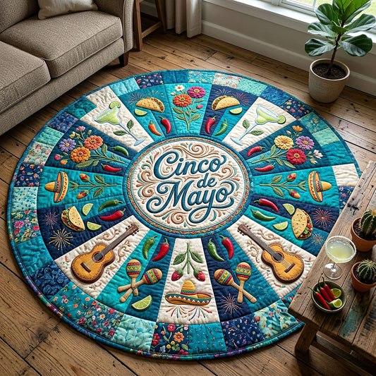 Cinco de Mayo Quilted Round Mat GFTOTP18501