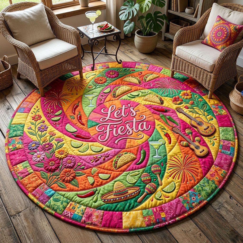 Cinco de Mayo Quilted Round Mat GFTOTP18505