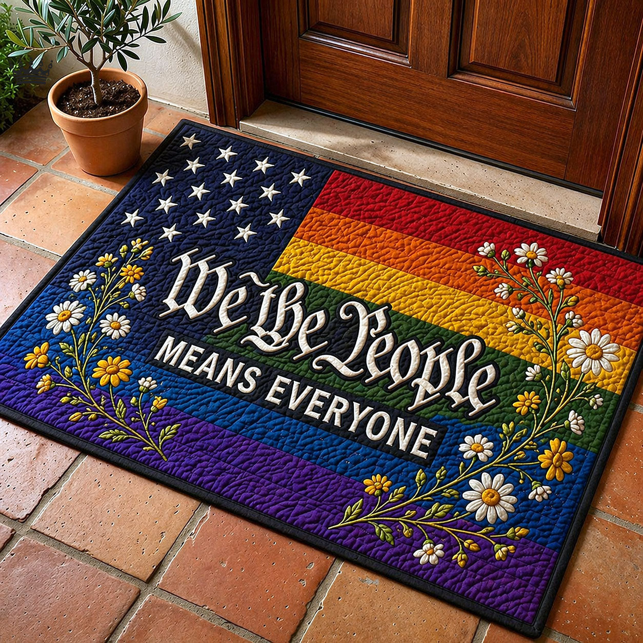 Rainbow Pride Doormat GFTOTP18543