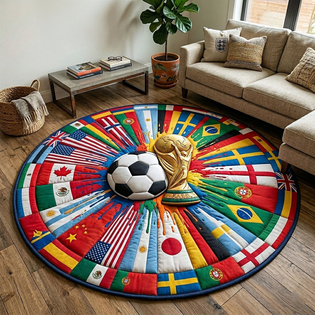 World Cup Quilted Round Mat GFTOTP18548