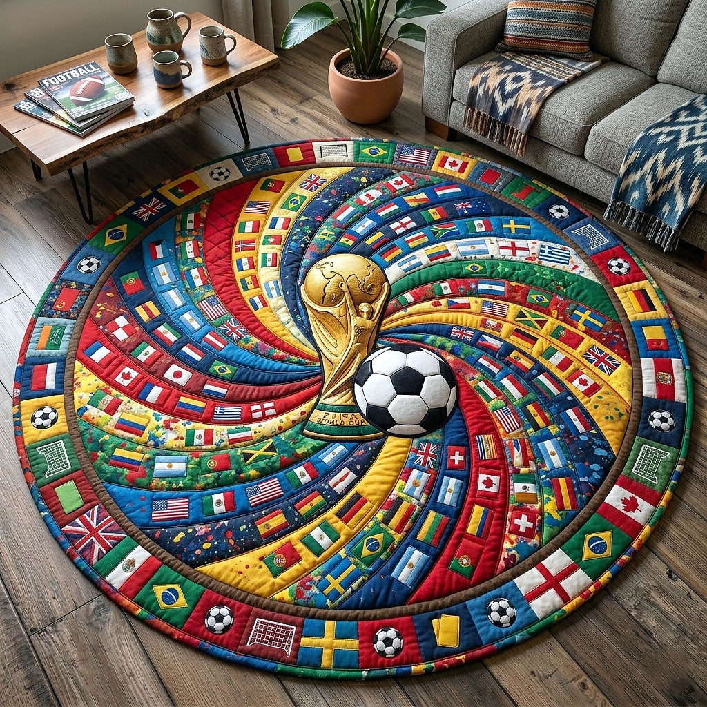 World Cup Quilted Round Mat GFTOTP18552