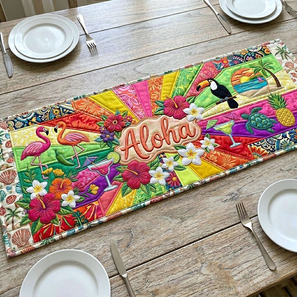 Aloha Breeze Quilted Table Runner GFTOTP18559