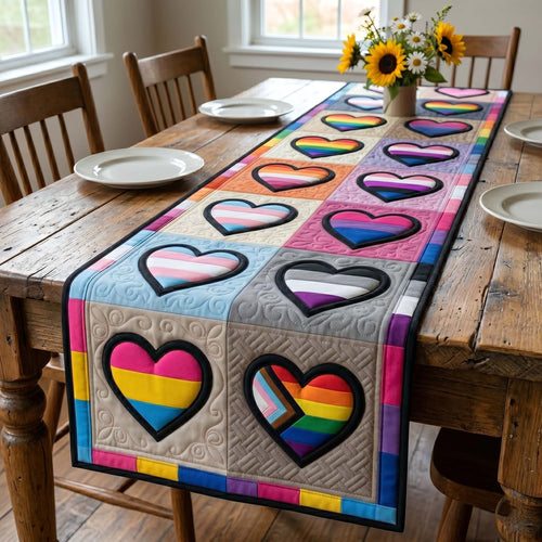Rainbow Pride Quilted Table Runner GFTOTP18590