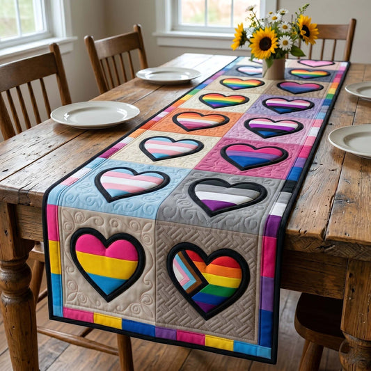 Rainbow Pride Quilted Table Runner GFTOTP18590