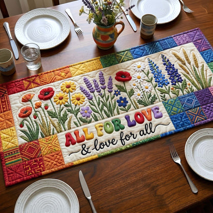 Rainbow Pride Quilted Table Runner GFTOTP18593