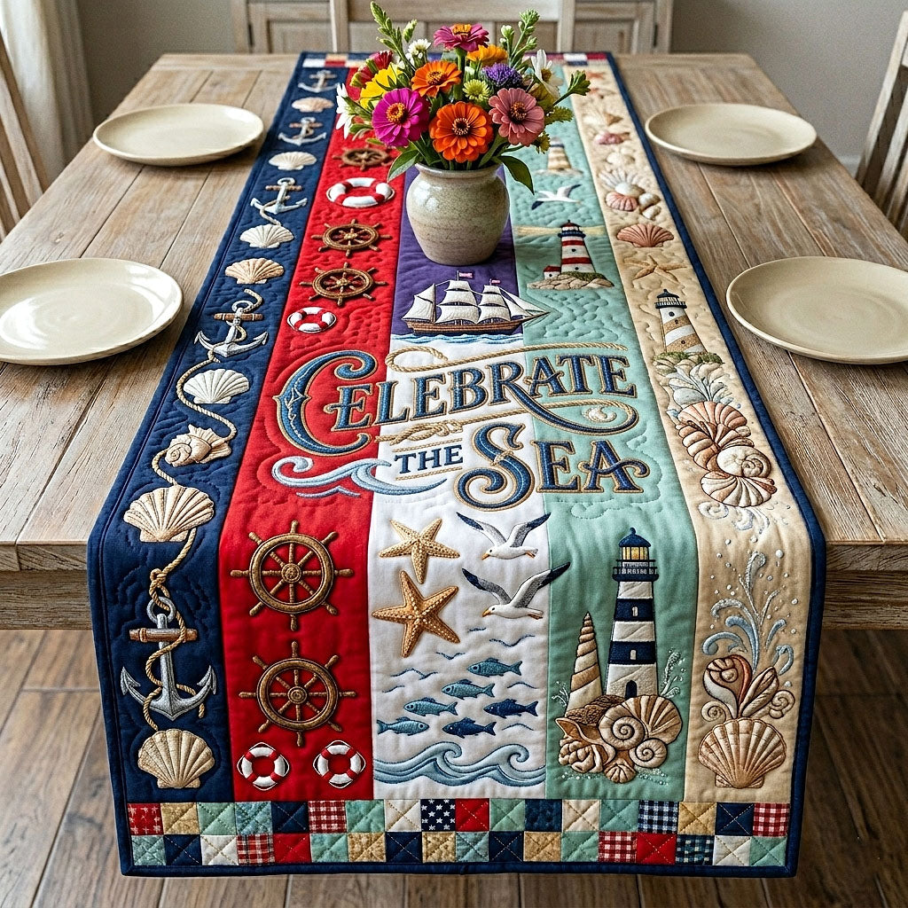 Ocean Voyage Quilted Table Runner GFTOTP18596