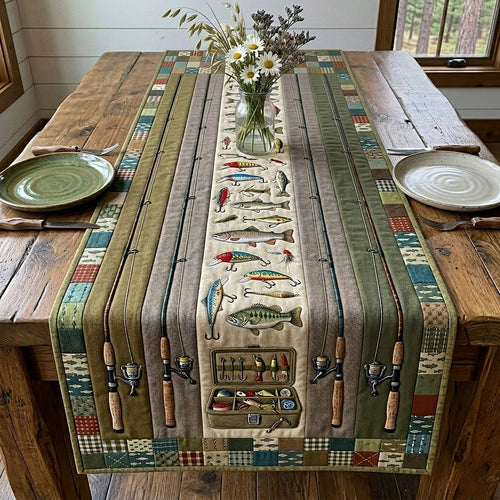 Angler Life Quilted Table Runner GFTOTP18611