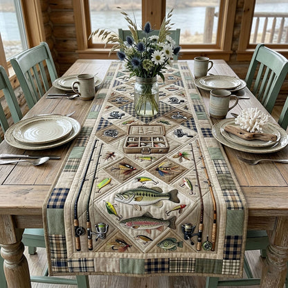 Angler Life Quilted Table Runner GFTOTP18613