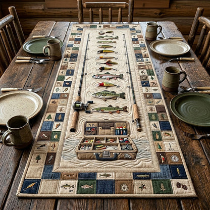 Angler Life Quilted Table Runner GFTOTP18614