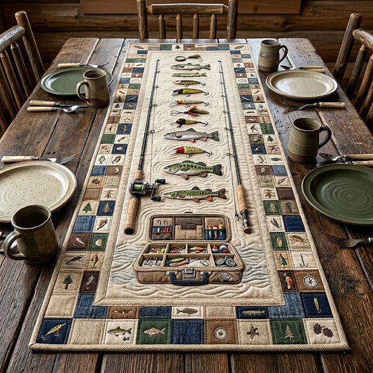 Angler Life Quilted Table Runner GFTOTP18614