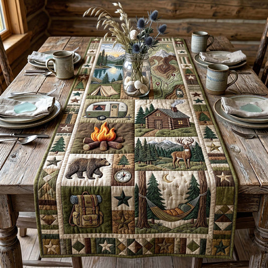 Camp Escape Quilted Table Runner GFTOTP18617