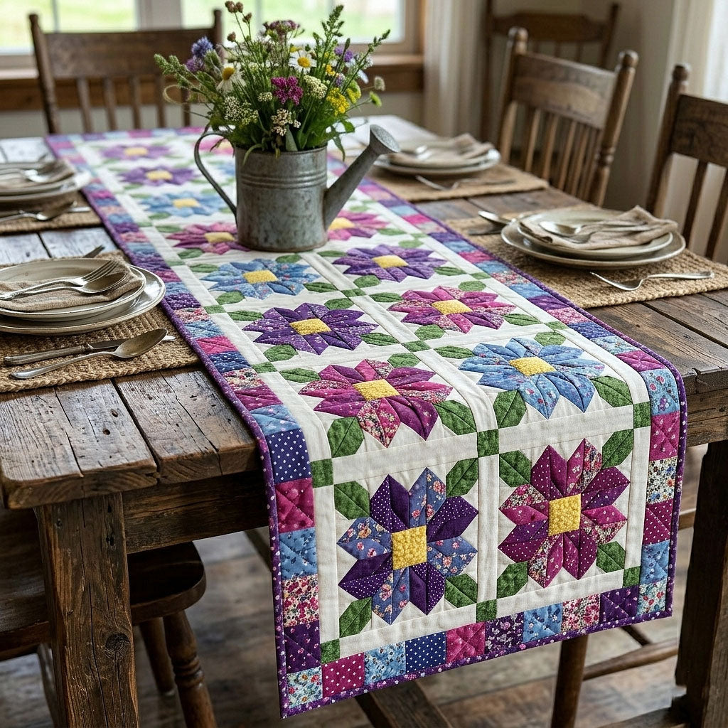 Flower Patchwork Quilted Table Runner GFTOTP18646