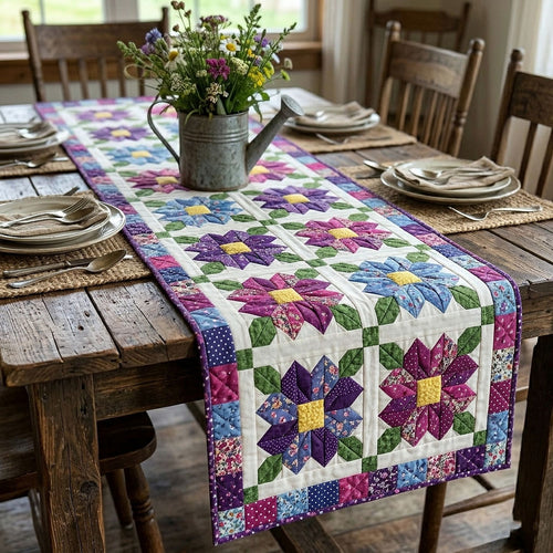 Flower Patchwork Quilted Table Runner GFTOTP18646