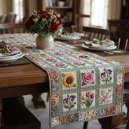 Flower Patchwork Quilted Table Runner GFTOTP18648