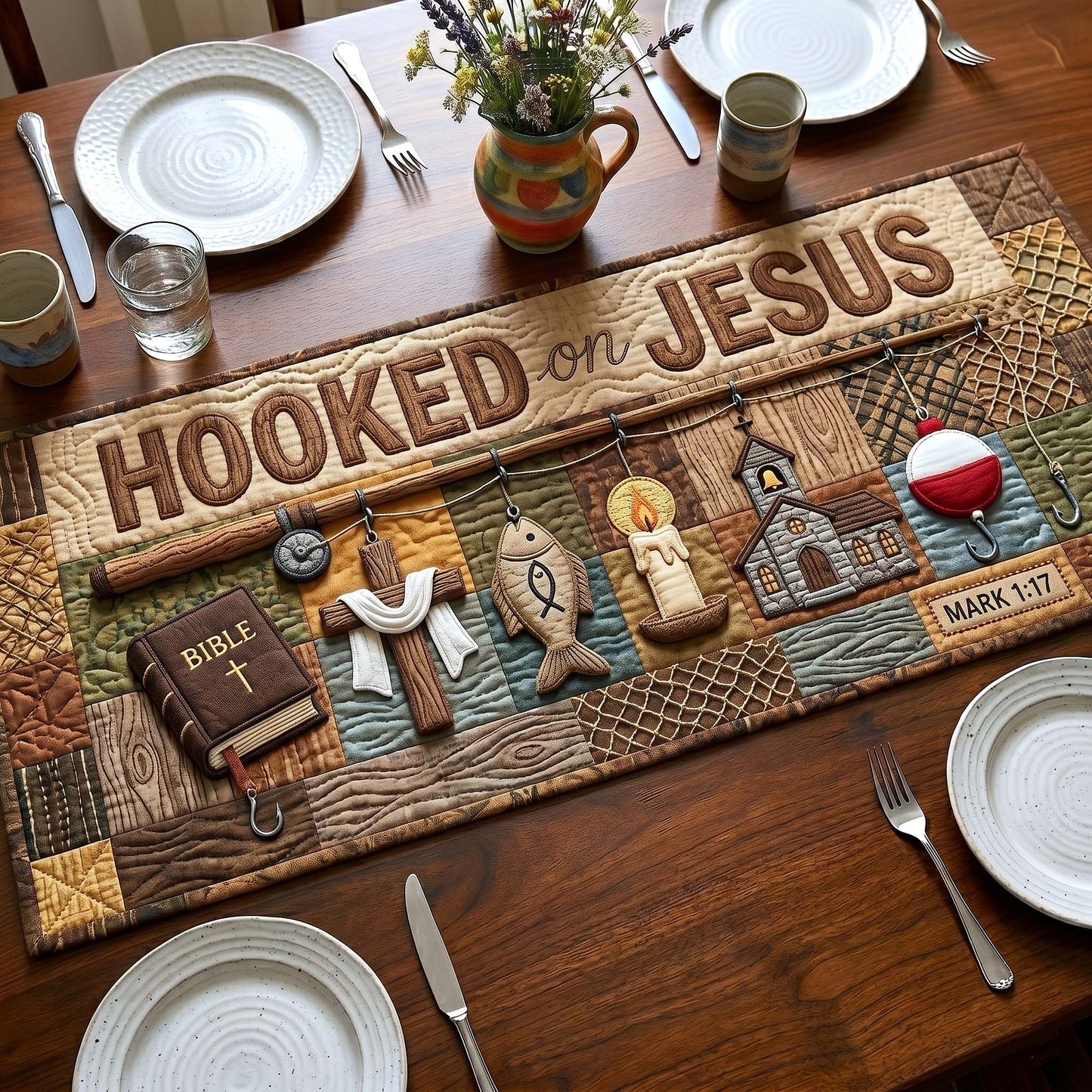 Faith Fisher Quilted Table Runner GFTOTP18665